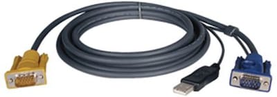 Tripp Lite P776-019 2-in-1 USB KVM Switch Cable Kit; 19