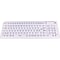 Seal Shield Glow Waterproof Wired Keyboard, White (SW106G2)
