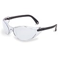 Sperian Bandido® Safety Spectacle, Polycarbonate, Frameless, Clear, Black