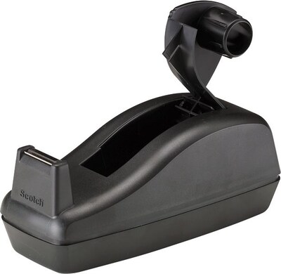 Scotch® Deluxe Desktop Tape Dispenser, Black (C40)