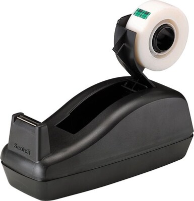 Scotch® Deluxe Desktop Tape Dispenser, Black (C40)
