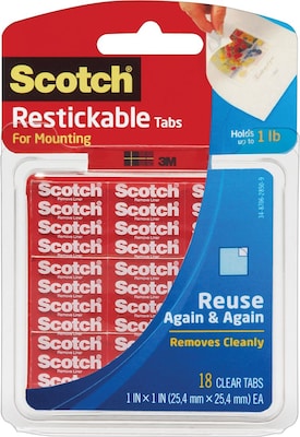 Scotch® Clear Reusable Tabs