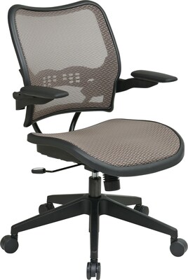 Office Star Space® AirGrid® Back Mesh Deluxe Task Chair with Cantilever Arm, Latte