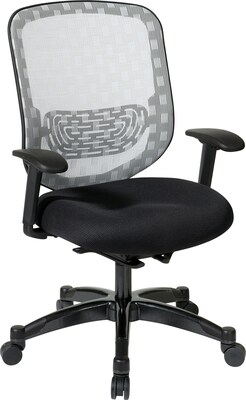 Office Star Space® Mesh Executive DuraFlex Chair, White