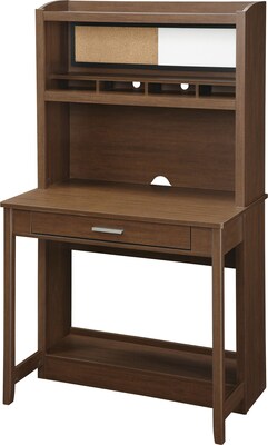 Office Star OSP® Designs Alden Computer Desk, Light Old Wood