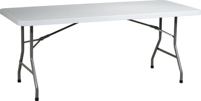 Office Star WorkSmart™ 6 Resin Multi Purpose Table, Light Gray