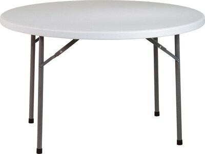 Office Star WorkSmart™ 48 Resin Round Multi Purpose Table, Light Gray