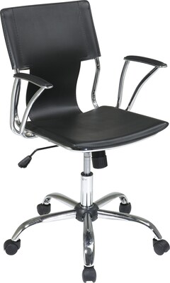 Office Star Avenue Six® Fabric Dorado Office Chair, Black