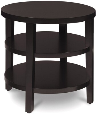 Office Star Avenue Six® Merge Round End Table, Espresso