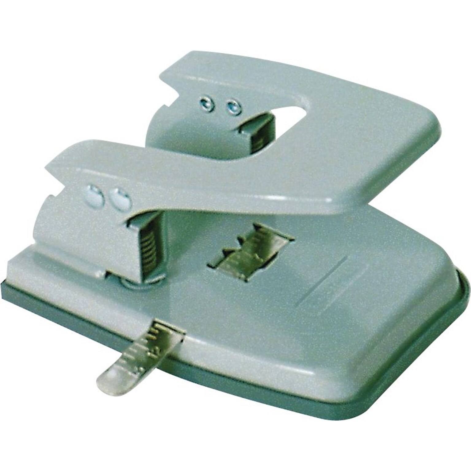 AbilityOne Skilcraft 2-Hole Punch, 25 Sheets/20 lb., Gray