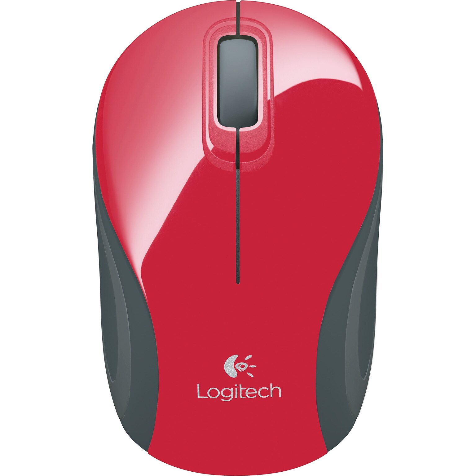 Logitech M187 Wireless Optical Mouse, Red (910-002727)