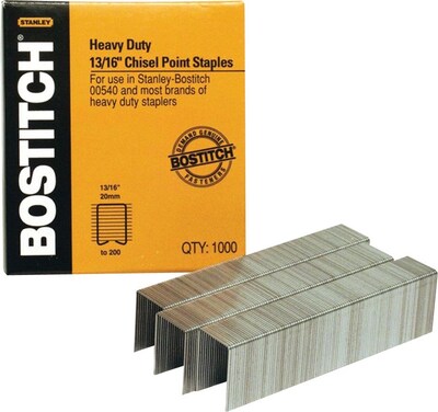 Bostitch Heavy-Duty Staples, 13/16 - Up to 200 sheets