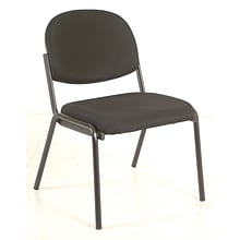 Raynor Eurotech Dakota Fabric Guest Chair, Armless, Black, 2/Carton (8014-BLK)