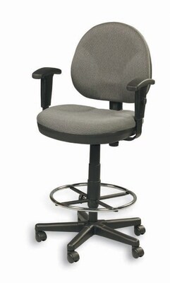 Raynor Eurotech Drafting Stool Kit, Ebony