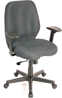 Raynor Eurotech Fabric Aviator Task Chair, Charcoal