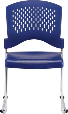 Raynor Eurotech S4000 Plastic Aire Stackable Chair, Navy