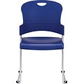 Raynor Eurotech S5000 Plastic Aire Stackable Chair, Navy