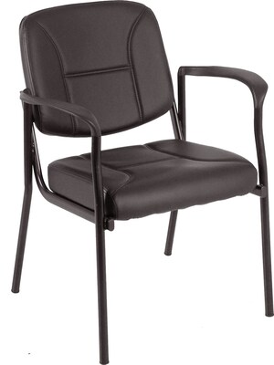 Raynor Eurotech Dakota Vinyl Guest Chair, Black (VS8012-BLKV)