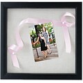 12x12 Black Shadow Box Frame - Linen Inner Display Board