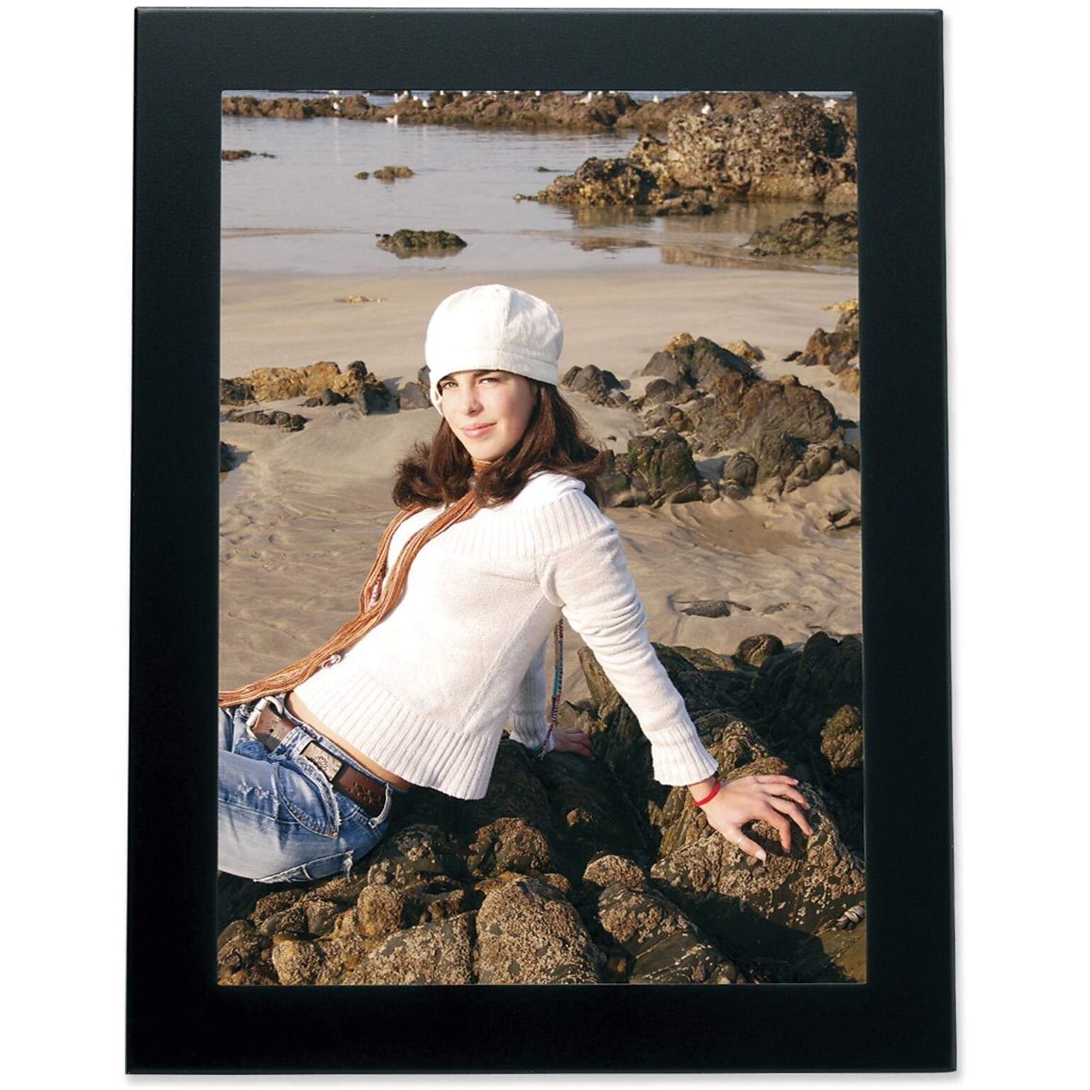 Lawrence Frames 8 x 10 Metal Picture Frame, Black (230080)