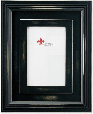 Dimensional Rustic Black Wood 5x7 Picture Frame