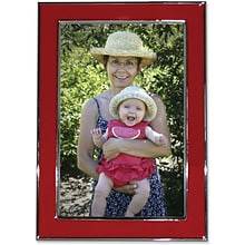 Lawrence Frames Verona Collection 5 x 7 Metal Red Picture Frame (586257)