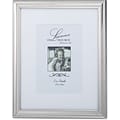 710380 Tailored Metal Silver 8x10 Matted for 5x7 Picture Frame