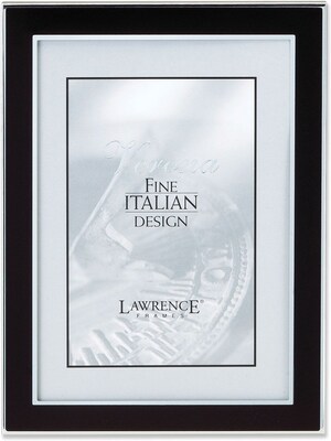 Silver and Black 5x7 Metal Picture Frame