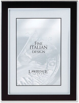 Silver and Black 8x10 Metal Picture Frame