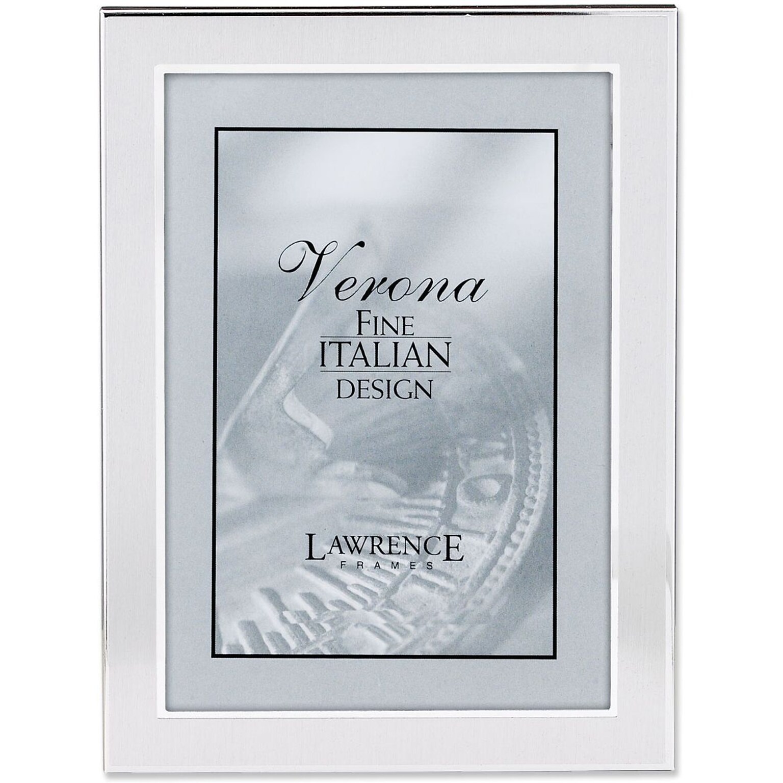 Brushed Silver 5x7 Metal Picture Frame