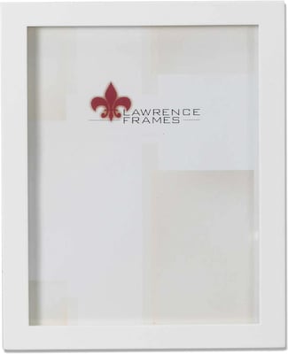 Lawrence Frames 8 x 10 Studio Wood White Picture Frame (755880)