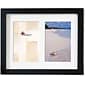 Lawrence Frames Images Collection 5" x 7" Wooden Black Double Picture Frame (765025)