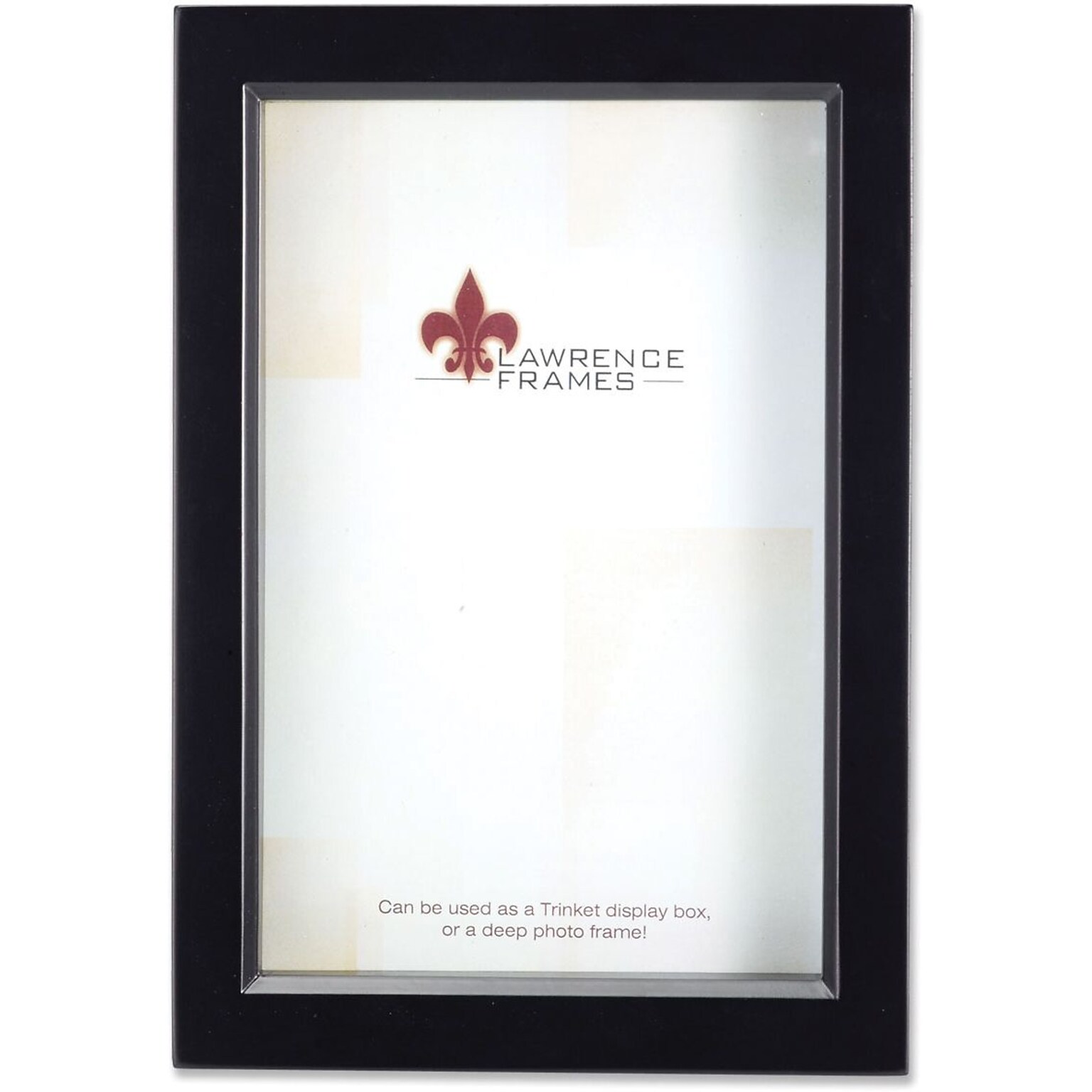 Lawrence Frames 4 x 6 Wood Black Shadow Box Picture Frame (795046)
