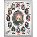 My School Years Silver Plated  8x10 Multi Picture Frame