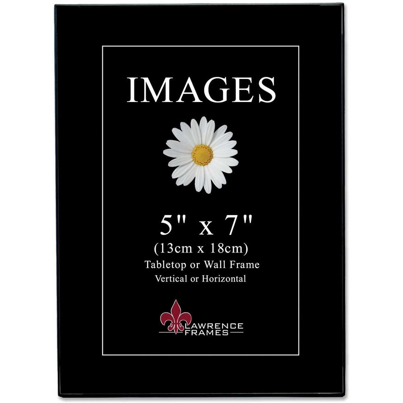 Black Gallery 5x7 Standard Picture Frame 6 Pack