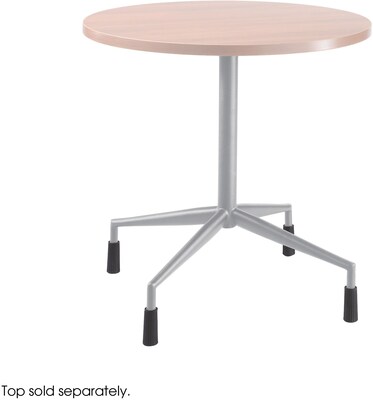 Safco® RSVP™ Standard Fixed-Height Table Base, 30.25 x 30.25, Silver (2656SL)