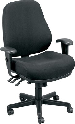 Raynor Eurotech Fabric Ergonomic Intensive Use Chair, Dove Charcoal