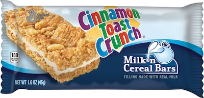 Cinnamon Toast Crunch® Milk N Cereal Bars, 1.58 oz., 12 Bars/Box (GEM10573)