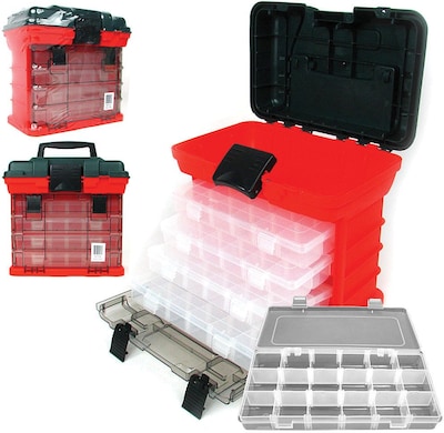 Trademark Tools™ 73 Compartment Storage Tool Box, 7 1/8 x 11 x 10 1/4