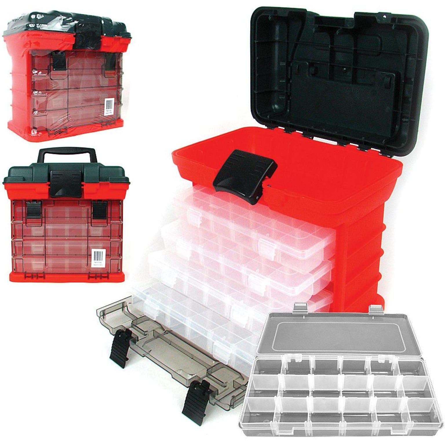 Trademark Tools™ 73 Compartment Storage Tool Box, 7 1/8 x 11 x 10 1/4