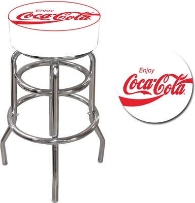 Coca-Cola Global Enjoy Coke Pub Stool, 15 L x 15 W x 30 H