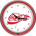 Coca-Cola Enjoy Coke Neon Clock, 3 x 14 1/2 x 14 1/2