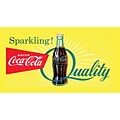 Coca-Cola Sparkling Quality Coke Stretched Canvas Print, 18 x 36
