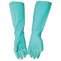 Ambitex® Work Gloves, Nitrile, Large, Green, 36 Pairs/Ct