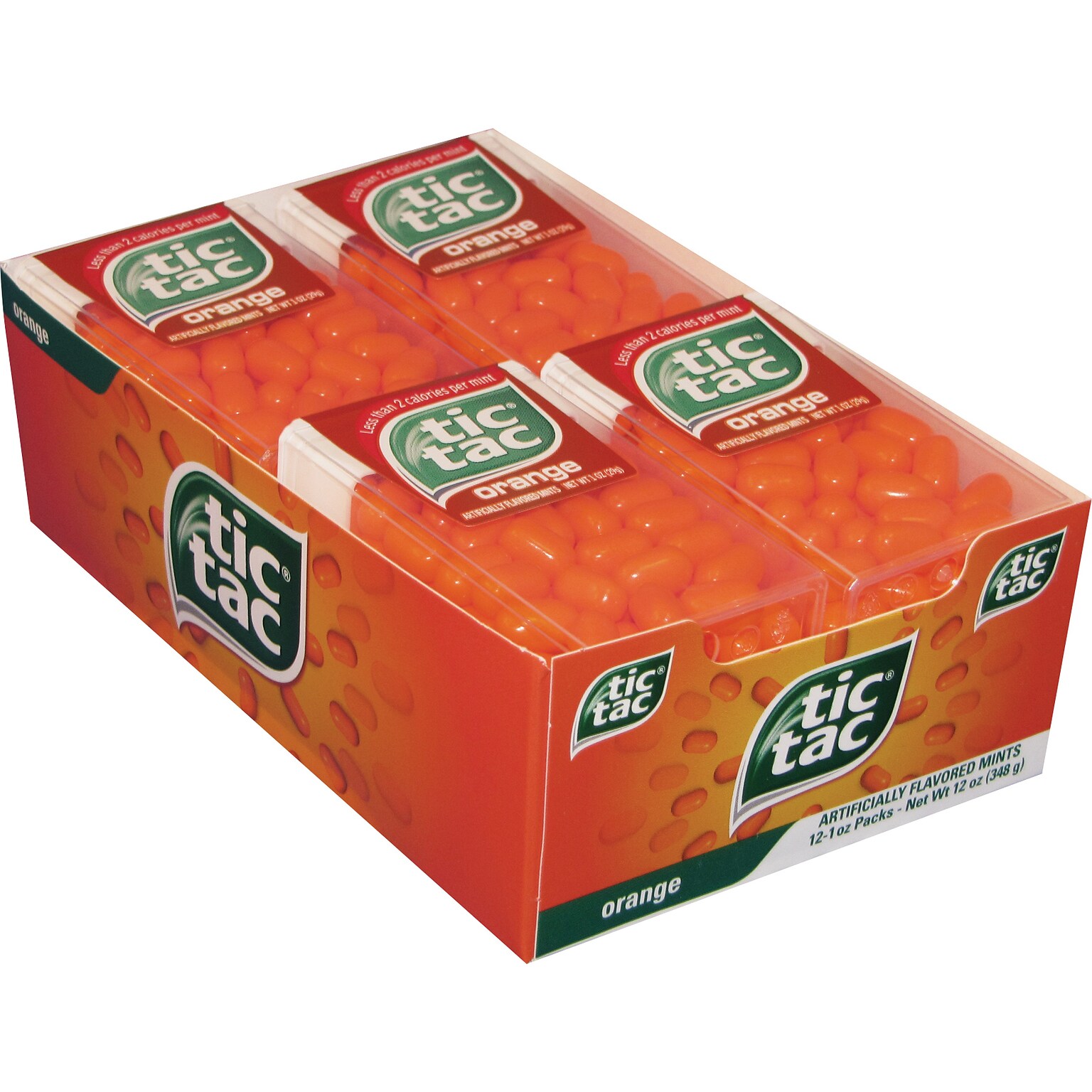 Tic Tac Orange Mints, 36 Pieces/Pack, 12/Box (FEU00773)