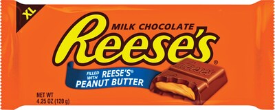 Reese's XL Peanut Butter Milk Chocolate Candy Bar, 4.25 oz., 12/Carton (HEC44266)