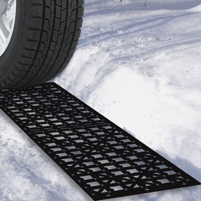 Trademark Tools™ Car Tire Snow Grabber Mat, 5/7" H x 5 5/7" W x 21 6/7" D, 4/Pack