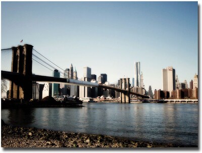 Trademark Global Ariane Moshayedi Brooklyn Bridge Canvas Art, 16 x 24