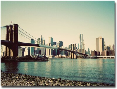 Trademark Global Ariane Moshayedi Brooklyn Bridge 2 Canvas Art, 16 x 24