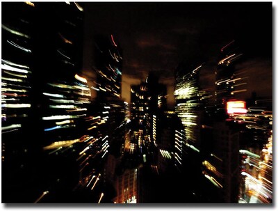 Trademark Global Ariane Moshayedi City Lightshow Canvas Art; 30 x 47